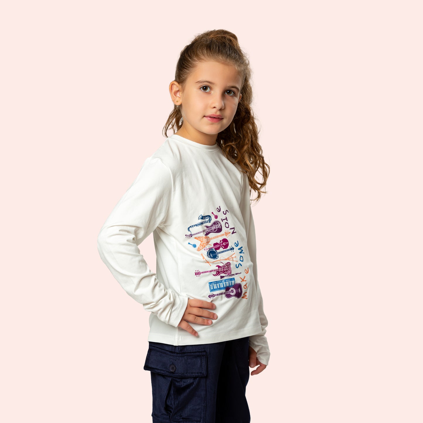 Make some Noise T-shirt White
