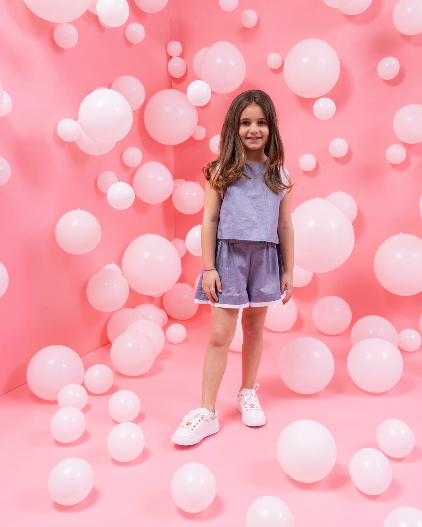 Isa: Elegant 3-Piece blue jeans Set