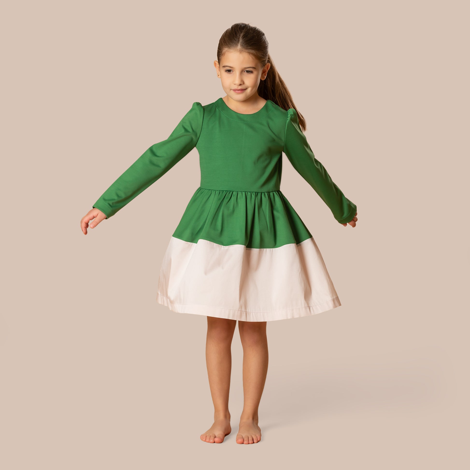 Cecilia Green & Pink Alouette Cecilia Green & Pink Alouette